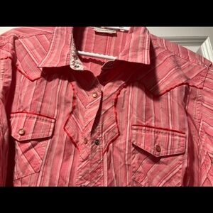Western shirt, pearl snaps, like new